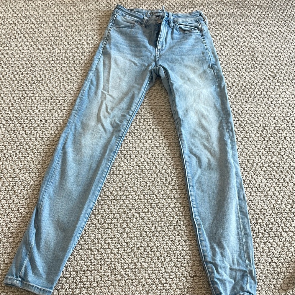 American eagle next level stretch light demin jeans